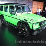 2016 Mercedes AMG G63 Crazy Colour edition alien green front three quarter launched in Delhi