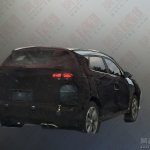 Chinese-spec Hyundai Tucson rear quarter spotted testing