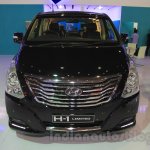 Hyundai H-1 Black Edition front at the 2015 Indonesia International Motor Show