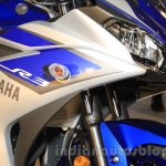 Yamaha YZF-R3 racing blue front end launched in Delhi at INR 3.25 Lakhs