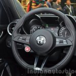 Alfa Romeo Giulia steering wheel at the IAA 2015