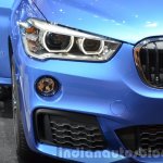 BMW X1 M-Sport Package bumper and headlamp at IAA 2015