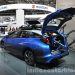 Honda Civic Tourer Active Life Concept cycle in boot at IAA 2015