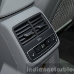 India-bound 2016 Audi A4 rear HVAC controls at the IAA 2015
