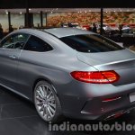 Mercedes C Class Coupe rear three quarter at the IAA 2015