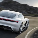 Porsche Mission E rear unveiled at the VAG Night