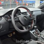 Skoda Octavia RS 230 steering wheel at IAA 2015