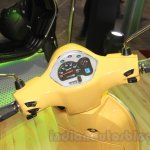 Vespa VX instrument cluster yellow at Nepal Auto Show 2015