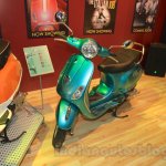 Vespa VX turquoise green at Nepal Auto Show 2015