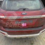 2016 Ford Endeavour 2.2L 6-MT 4WD rear spied