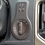 Pre-production Tata Hexa crossover headlamp controls In Images