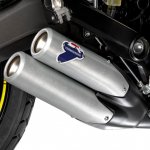 Ducati Scrambler Flat Track Pro twin exhaust at EICMA 2015