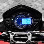 Mahindra Mojo red and white speedometer backlight blue review