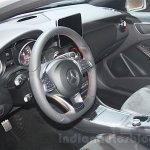 Mercedes A Class facelift steering wheel at DIMS 2015