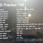 New Kawasaki D-Tracker 150 specs at 2015 Thailand Motor Expo