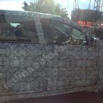 Production-spec Tata Hexa side spotted in Pune