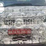 Tata Hexa grille snapped testing