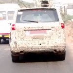 Tata Hexa rear spied on Mumbai Pune Highway by Kunal Choudhary