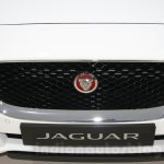 Jaguar XE grille at the Auto Expo 2016