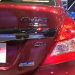 Maruti Swift Dzire Auto Gear Shift AMT badge at Auto Expo 2016