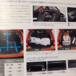 Suzuki Ignis brochure scans boot volume surface