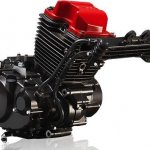 TVS Apache RTR 200 4V engine leaked
