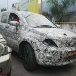 Tata Hexa front snapped in Sikkim