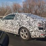 2016 Audi A5 rear three quarters spy shot