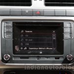 2016 VW Polo touchscreen system at the Auto Expo 2016