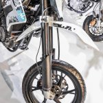 Benelli BX250 alloy wheel at Auto Expo 2016