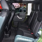 Jeep Wrangler 75th Anniversary edition rear seat at the 2016 Geneva Motor Show
