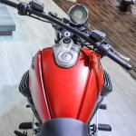 Moto Guzzi Audace rider view at Auto Expo 2016