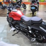 Moto Guzzi Audace seat at Auto Expo 2016