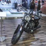 Moto Guzzi V9 Bobber front at Auto Expo 2016