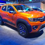 Renault Kwid Climber front three quarters at Auto Expo 2016