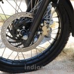 Royal Enfield Himalayan front disc brake unveiled
