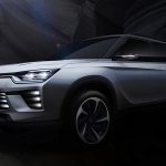 Ssangyong SIV-2 concept front three quarter teased