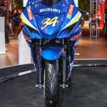Suzuki Gixxer Cup race bike front at Auto Expo 2016