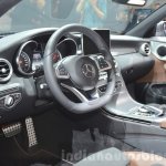 Mercedes C-Class Cabriolet interior at the 2016 Geneva Motor Show