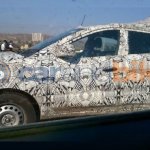 Tata Nexon side spied camouflaged