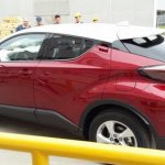 Toyota C-HR side spied post debut