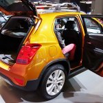 2017 Chevrolet Tracker doors open at 2016 Bogota Auto Show