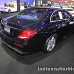 2017 Mercedes E-Class rear three quarters right side at 2016 Thai Motor Expo