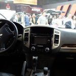 Mitsubishi Montero interior at 2016 Bogota Auto Show