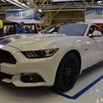 Ford Mustang front three quarters at 2016 Bologna Motor Show