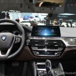 India-bound 2017 BMW 5 Series dashboard at the 2017 Geneva Motor Show Live