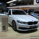 India-bound 2017 BMW 5 Series front quarter at the 2017 Geneva Motor Show Live