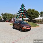 Tata Tigor petrol front quarter far First Drive Review