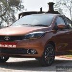 Tata Tigor petrol front quarter low First Drive Review