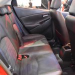 Mazda2 hatchback rear seats at 2017 Bangkok International Motor Show